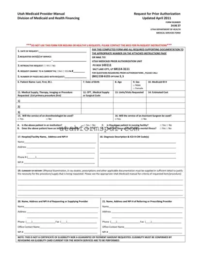 Blank Utah 24 06 37 Form